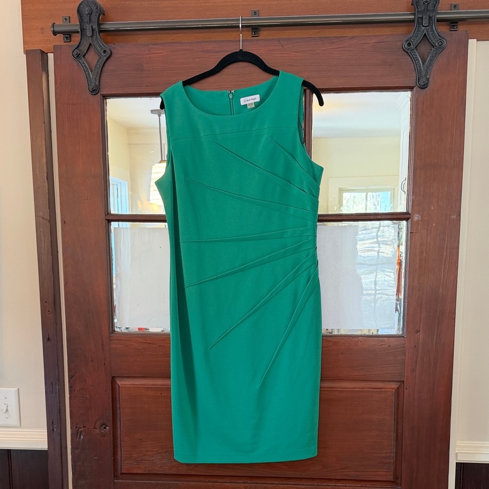 Calvin Klein Green Midi Dress